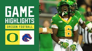 Oregon Football vs Boise State  GAME HIGHLIGHTS 2024 [upl. by Ecam]