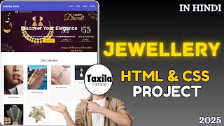 html css projects for beginners  how to make a website using html and css  html css project hindi [upl. by Carney]