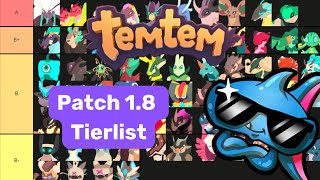 Temtem 18 Competitive Tier List [upl. by Noiramaj]