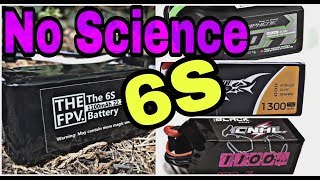 The FPV unmannedtech 1100mah 6S vs other 6S flight test [upl. by Eelsew]