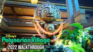 Disney’s Polynesian Village Resort Walkthrough  Walt Disney World 2022 4K POV [upl. by Michelsen]