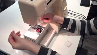 How to thread your Janome Sewing Machine Part 2 Inserting Bobbin [upl. by Anniken12]