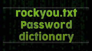 Rockyou Wordlist In Kali Linux [upl. by Yren109]