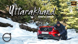 UTTARAKHAND  A SNOW DRIVE  PART 1  VOLVO XC40  4K  JOSHIMATH  AULI  CINEMATIC VLOG [upl. by Sivatco19]