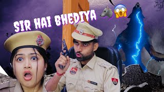 Police station aor bhediya🦊😱 Mohit Pandey shorts funny trending [upl. by Htrag574]