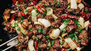 RealDeal Xinjiang Cumin Lamb 孜然羊肉 Recipe [upl. by Rasure637]