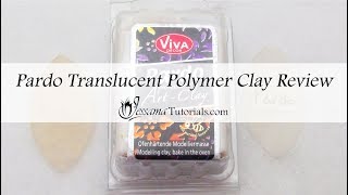 Polymer Clay Review Pardo Translucent ArtClay Review [upl. by Horten]