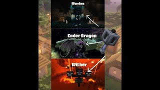 1 tapping every boss in Minecraft Very difficult [upl. by Eceerehs575]