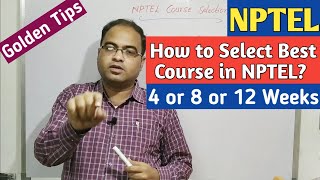 How to Select Best Course in NPTEL [upl. by Calabresi]