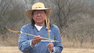 Native Cultural Arts Comanche Bow and Arrows [upl. by Enilarac]