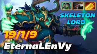 EternaLEnVy Wraith King 1919 Skeleton Lord  Dota 2 Pro Gameplay Watch amp Learn [upl. by Ilojna]