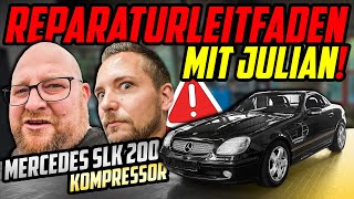 Der XXL WARTUNGSSTAU  Mercedes Benz SLK 200K  SCHRITT für SCHRITT Reparatur mit Julian [upl. by Kreit]