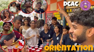 Freshers First Day in Delhi University 2023 DU OrientationDCAC [upl. by Biagi]