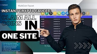 Instant Crypto Faucet Claim All Coins in One SiteEarn BTC DOGE SOL amp More faucetpay btc trx [upl. by Ib]