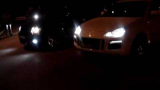 SRT8 vs Cayenne Turbo p1  Start [upl. by Von582]