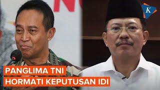 Tanggapan Panglima TNI soal Pemecatan Terawan dari IDI [upl. by Amsirahc]