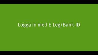 Logga in med Bank ID [upl. by Virg]