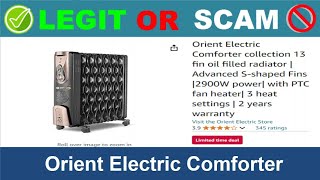 Orient Electric Comforter Reviews  Nov 2024 Beware of Scam Watch Now [upl. by Dacie]