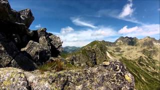 Tatry  Główna Grań Tatr  Liptowskie Mury GO PRO [upl. by Lesiram268]