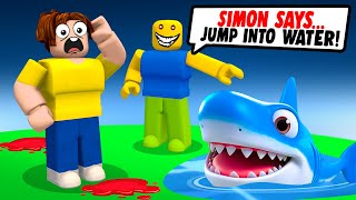 SCARY Simon Says In Roblox [upl. by Eirameinna]