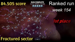 Slipways v 13  Ranked run week 154  84505 score finished 1st [upl. by Aitnis]