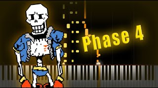 Disbelief Papyrus · Phase 4 ▶ Synthesia  Piano [upl. by Atthia838]