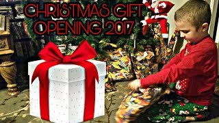 CHRISTMAS GIFT OPENING 2017  JUNIOR VISION [upl. by Tobias]