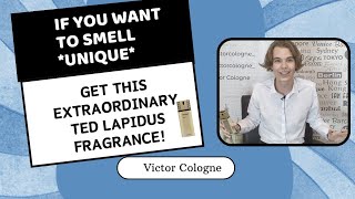 If you want to smell UNIQUE get this EXTRAORDINARY Ted Lapidus fragrance [upl. by Zoi]