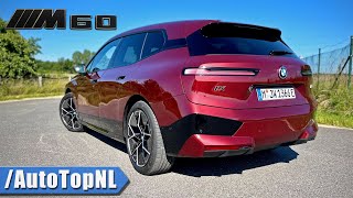 619HP BMW iX M60  REVIEW on AUTOBAHN by AutoTopNL [upl. by Bruni197]