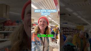 WHEN YOU’RE SHOPPING AT TESCO 🛒 tesco tescohaul shopping supermarket parody comedy uk [upl. by Klarika]