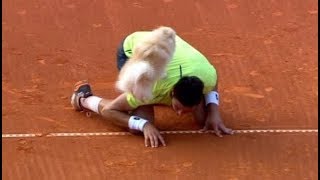 Cringey and funny celebrations in Tennis [upl. by Idnym]