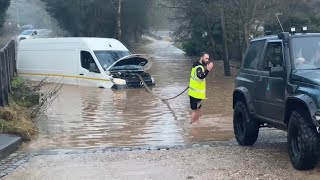 Rufford Ford  Vehicles vs DEEP water compilation  12 [upl. by Rosemarie]