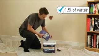 Artex  Plaster Repair [upl. by Esirrehc]