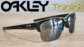 Oakley Thinlink Sunglasses Unbox and Review  Polished Black w Black Iridium [upl. by Cati]