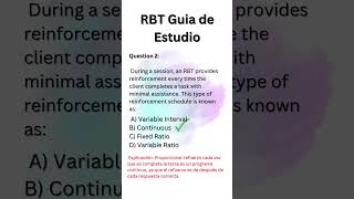 Preguntas de Practica Para el examen de RBT [upl. by Ebeneser]