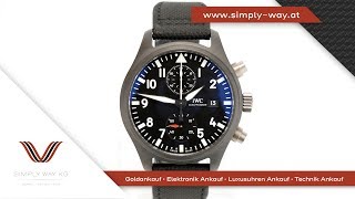 IWC Pilots Top Gun Chronograph Ref IW3890 automatic [upl. by Blaseio]