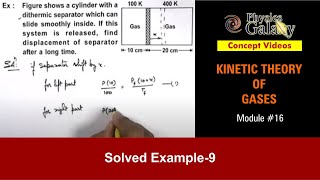 Class 11 Physics  Kinetic Theory of Gases  16 Solved Example9 on KTG  For JEE amp NEET [upl. by Eerat788]