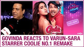 Govinda REACTS to Coolie No1 remake Varun Dhawan being his fan amp more  Exclusive [upl. by Norat]