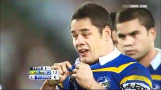 parramatta eels fight vs canterbury bulldogs [upl. by Enois]