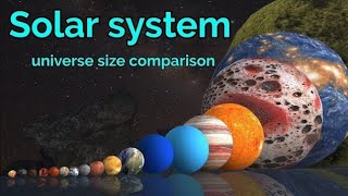 Solar system Size comparison [upl. by Poppo127]