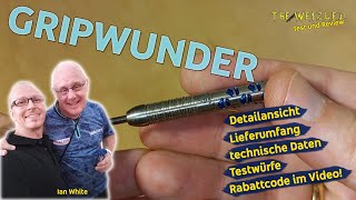 DETAILREICHES GRIPWUNDER Ian White Maestro Darts von Unicorn im Test und Review [upl. by Asnerek]