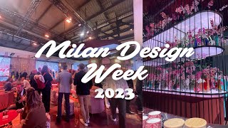 Milan Design Week 2023  Walking Around Tour  Salone Del Mobile Italy [upl. by Noimad]