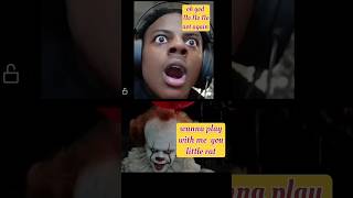 ishowspeed met Pennywise 😈 on Omegle scary reaction [upl. by Nepil]