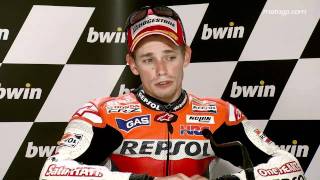 Casey Stoner interview after the Portugal GP [upl. by Asiole]