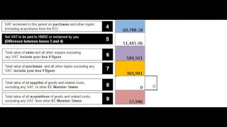 Completing a VAT return using ledger accounts [upl. by Kella875]