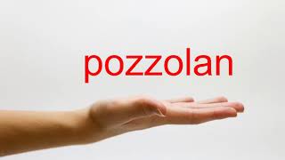 How to Pronounce pozzolan  American English [upl. by Karmen]