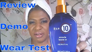 Its a 10 Leavein Keratin Conditioner Review [upl. by Paviour]