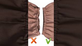 Favorite way to sew elastic to waistband correctly Miarti 🧵✂️ [upl. by Skylar]