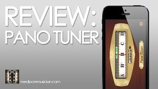 REVIEW Pano Tuner  The Best Chromatic Tuner for the iPhone [upl. by Ariait201]