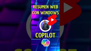 💥Así se RESUME un PÁRRAFO WEB con WINDOWS COPILOT💥techsop copilot shorts [upl. by Rehsa732]